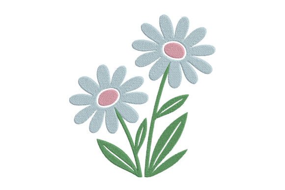Blue Daisy Embroidery Design Review for Craft Fairs
