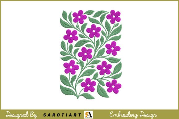 Boho Flower Embroidery Design T-shirt Review