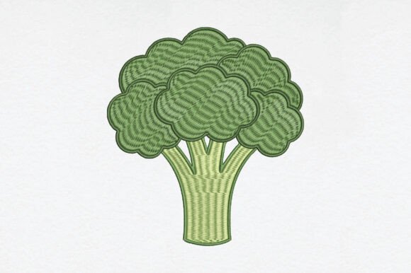 Broccoli Vegetable Embroidery Review for Handmade Gifts
