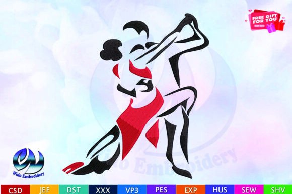 Dance Embroidery Design for Holiday Collections