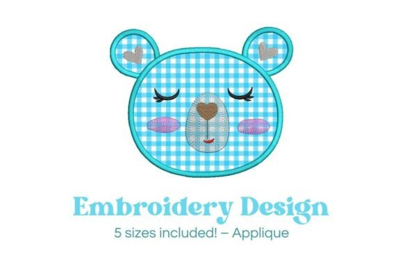 Girl Bear Appliqué Embroidery Design Review