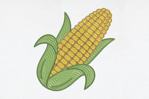 Peeled Corn on Cob Embroidery Review