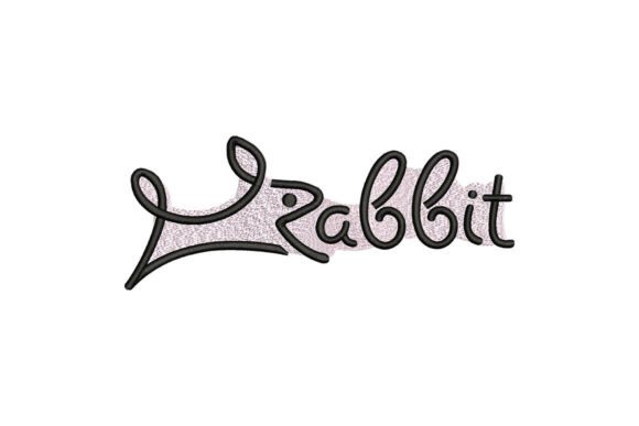 Rabbit Script Embroidery Design Review