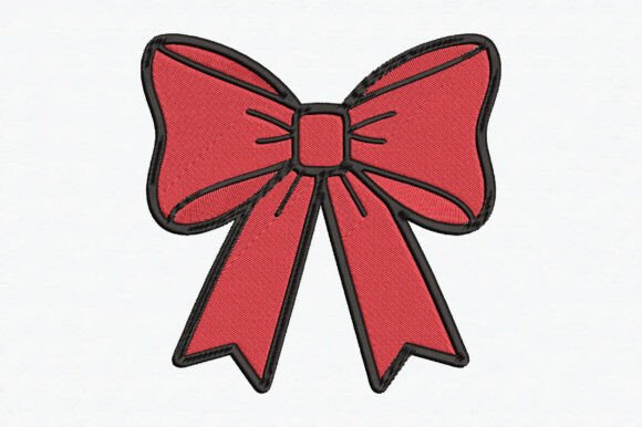 Red Bow Embroidery Design Review