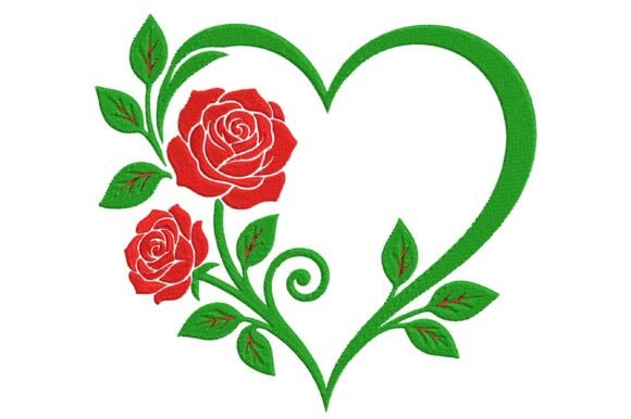 Rose Heart Embroidery Design Review