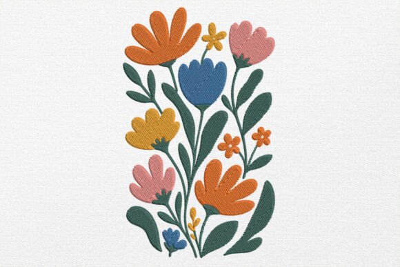 Stylized Flower Embroidery Review for Sellers
