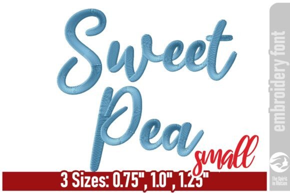 Sweet Pea Embroidery Font - Small Review